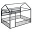 Structure de lit en métal avec clôture et tablettes-240690255-240690248