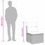  Ensemble de canapé de jardin avec coussin 5 pièces en rotin de polyester noir-955853724