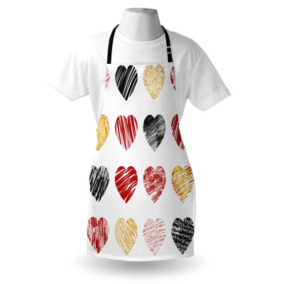Valentine's Day No Pattern Bib Apron
