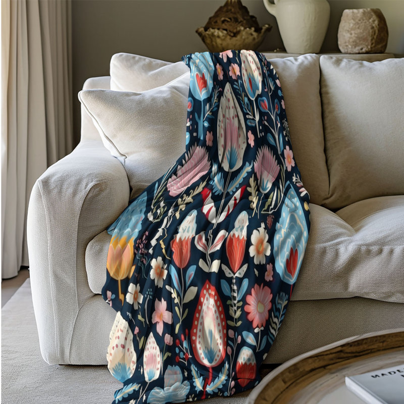 Paix de Pâques - couverture de sherpa de qualité supérieure - impression d'art luxueux, Grand lit