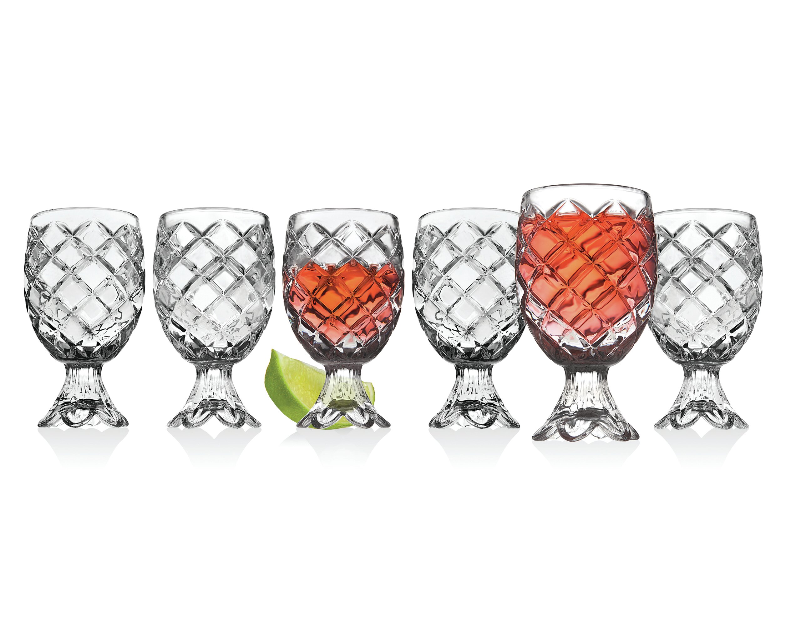 Godinger Silver Infinity Red Wine Glass in Clear (Set of 4)