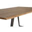 Highlawn Acacia Solid Wood Top Metal Base Dining Table