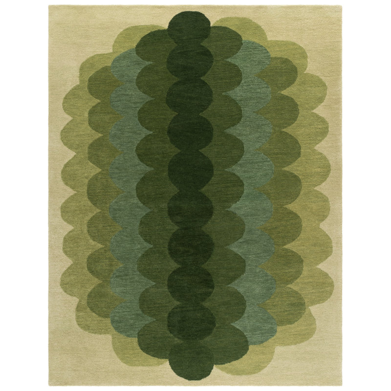 Metro 301 Hand Tufted 90% Wool; 10% Cotton Geometric Rug, Rectangle 8' x 10'