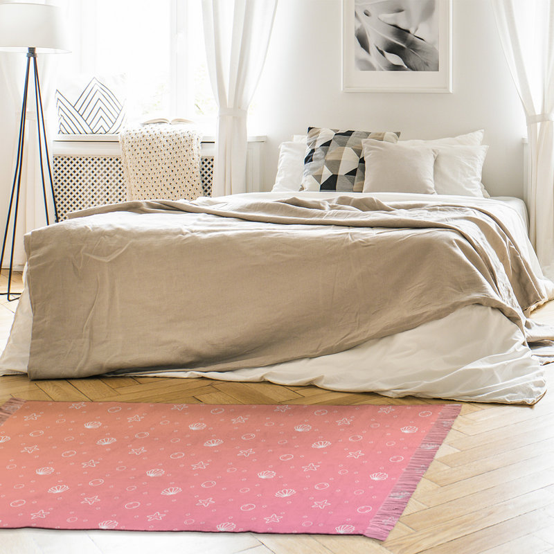 Tapis zone orange coquillage Mcguigan, Non
