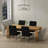 Imogen Solid Wood 86" Rectangular Dining Table