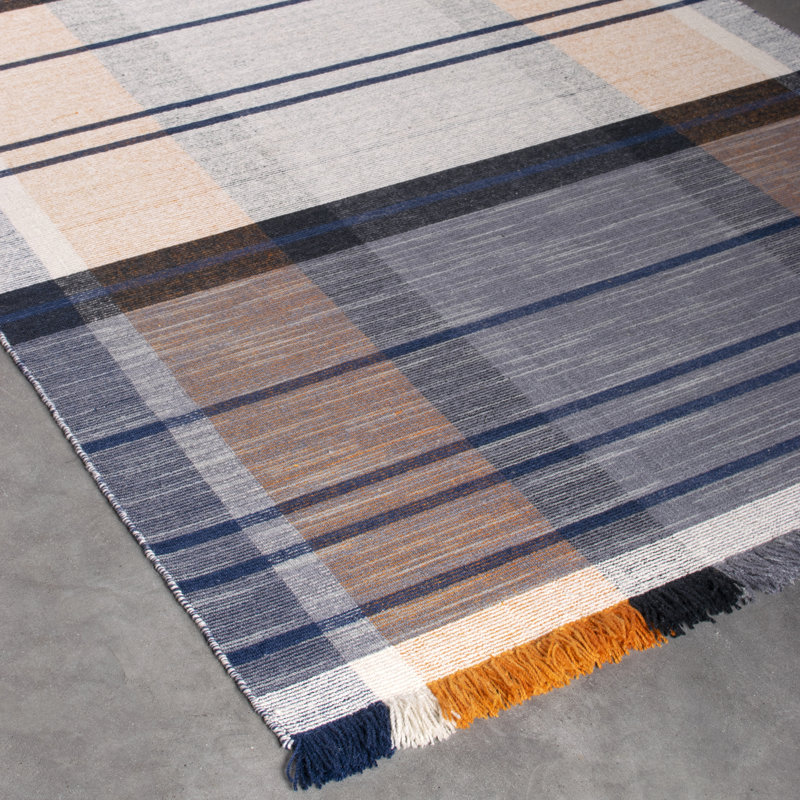 Marvi Plaid Hand Woven Area Rug, Rectangle 160 x 230cm