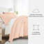 Ensemble de literie 8 pièces - Housse de couette unie, ensemble d'édredon et ensemble de draps à motifs-99311845-99311846
