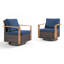 Ensemble de 2 chaises d'extérieur pivotantes avec coussins-237991579-237991580