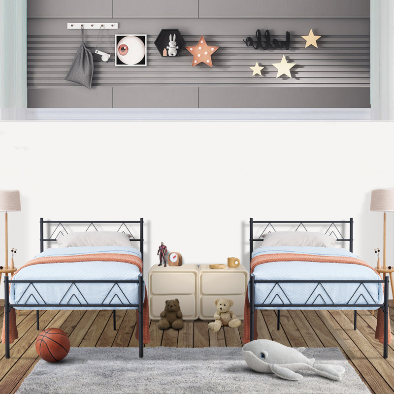 UK Single - DE 90 X 190 Cm Metal Bed