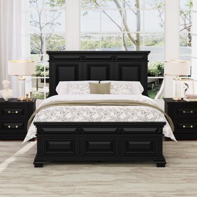 Abner Solid Wood Platform Bed
