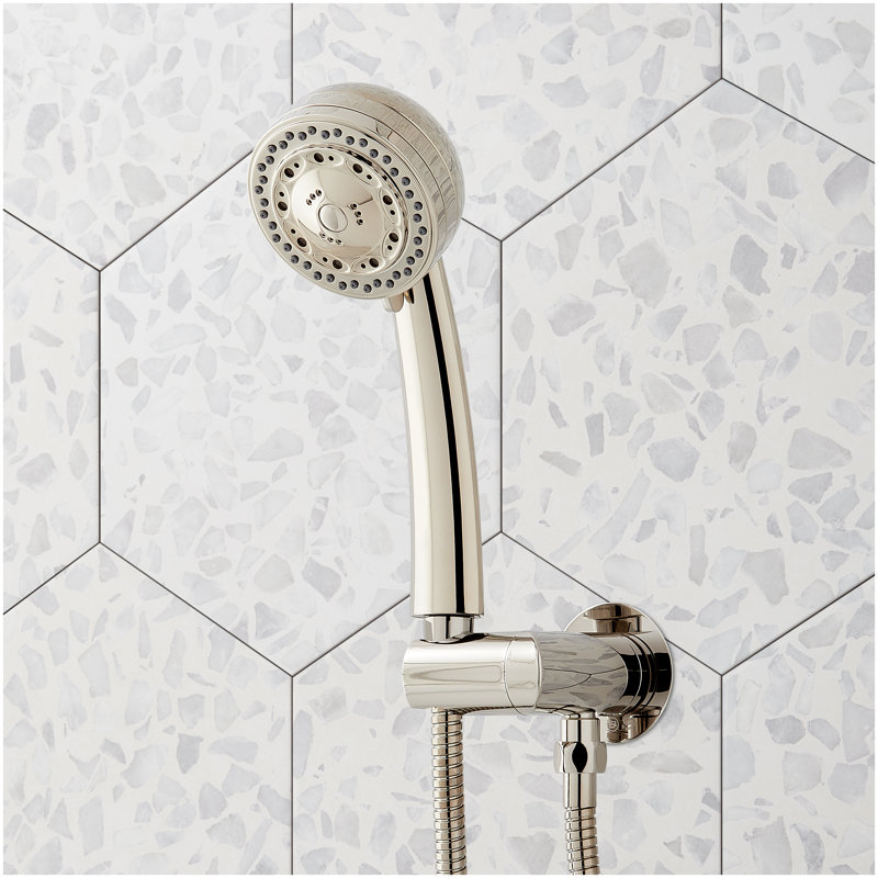 Pendleton Pressure Balance Shower System with Hand Shower - Polished Nickel, Polished Nickel