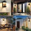 Matte Black Integrated LED Outdoor Sconce