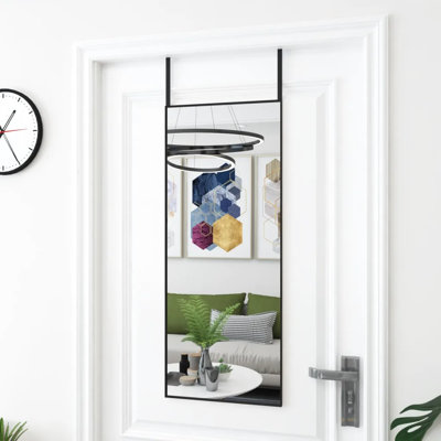 Jerl Metal;Glass Flat Wall Mirror