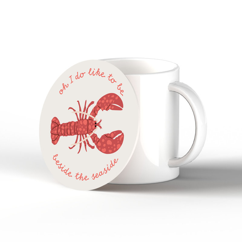 Ceramic Round 1 Piece Coaster