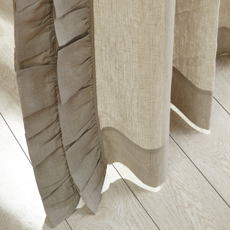 Kamari Semi Sheer Curtain, Natural