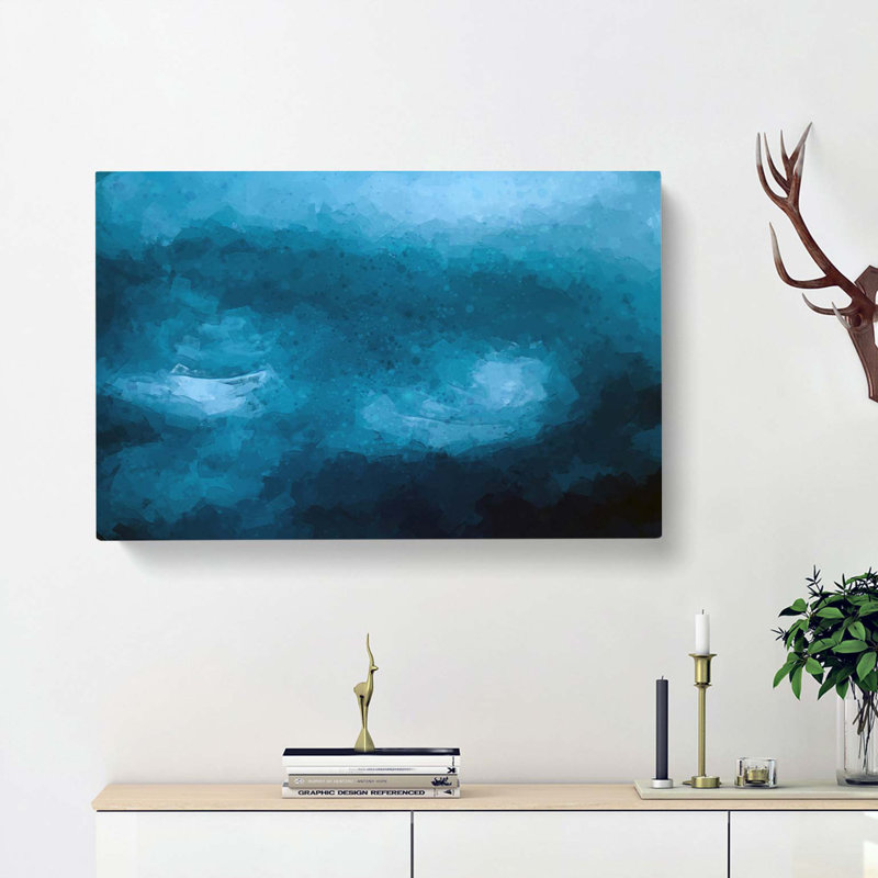Moody Skies In Abstract - Wrapped Canvas, 50cm H x 76cm W x 3cm D