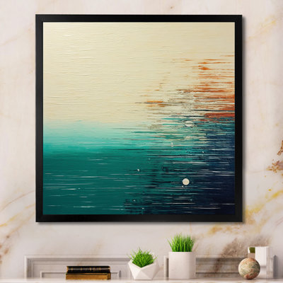 «Minimalistic Essence Beach II - Minimalisme», art mural