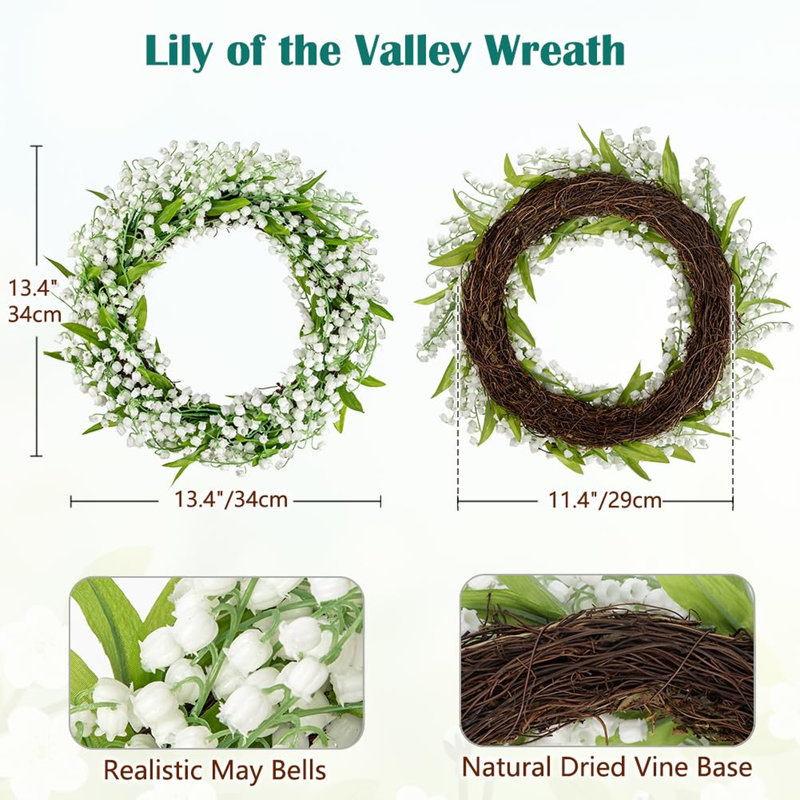 Faux 34cm Wreath