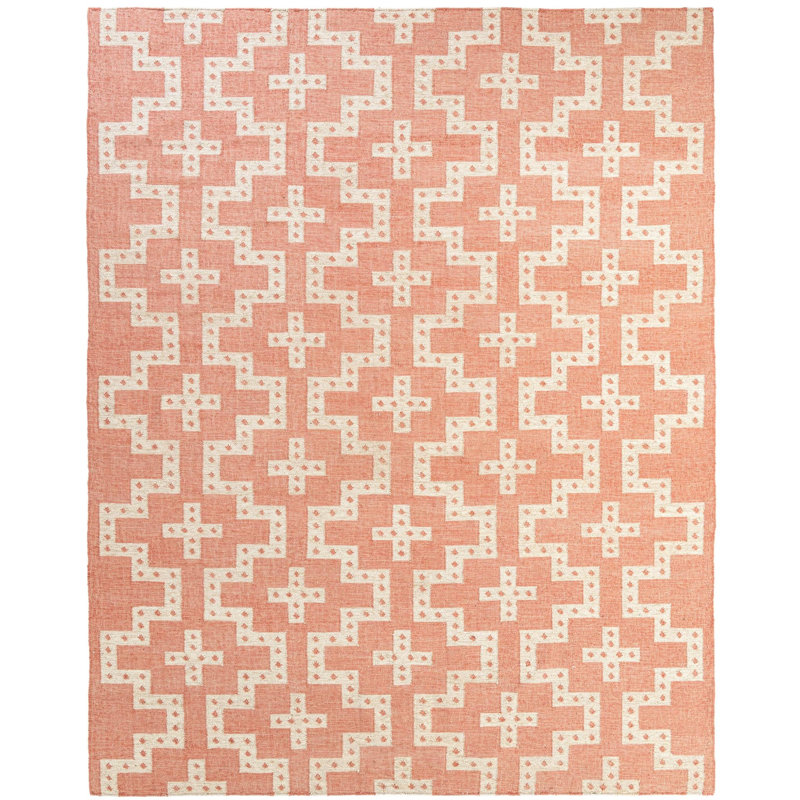  Tapis en laine Rani Kilim, Brun, Rectangle 9 pi x 12 pi