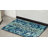 Peaceful Eucalyptus Sage Green Floral Indoor/Outdoor Weather Resistant Non-Slip Door Mat