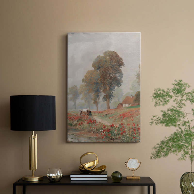 Imprimé floral rétro «CCIV» - Cavas, H 12 po x l 8 po