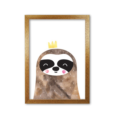 Scandi Brown Sloth - Painting