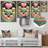 Abstract Wall Decor on Metal-660455497