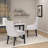 Tufted Upholstered Beige Dining  Chair -749856962-697707237