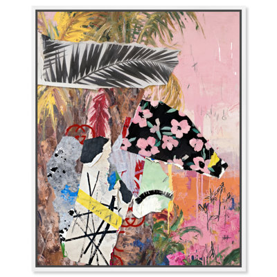 Palm Tree Pinks Print by Oliver Gal