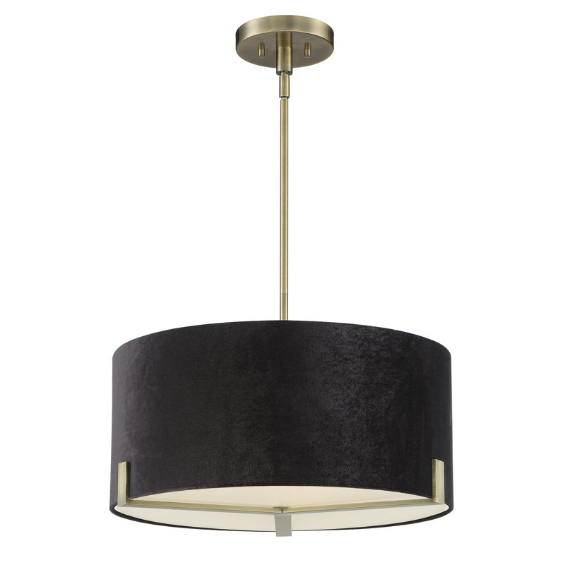 Luminaire suspendu tambour 3 lumières