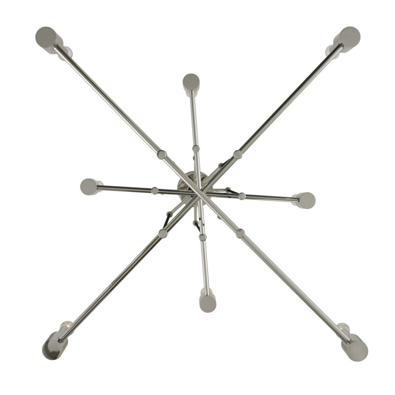 Luminaires suspendus Kingston, Nickel poli