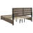Axat Wood Eastern King Storage Panel Bed Barrel Oak-53918462-53918463