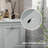 Tilt-Out Bathroom Hamper Cabinet, Gray Storage Organizer With Two Compartments - Large Capacity For Laundry, Material, Resists , Easy To Clean, Toppling Design, 30" W X 15.95" D 27.5" H Ample Laundry