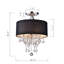 Averill Fabric Semi Flush Mount-24003171
