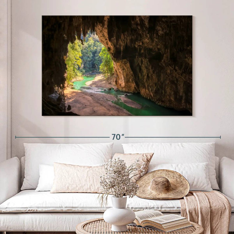 Alvord Inside Tham Lod Cave, 34" H x 51" W