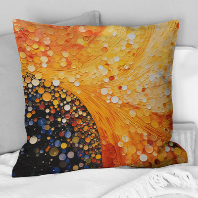 Coussin Fiery Fusion IV - Abstract Collages