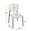Chaises de salle à manger rembourrées (de 2), beige - Les pieds en métal ajoutent une élégance confortable, de construction, idéale pour et les espaces de vie avec (2) options de sièges polyvalentes et élégantes.