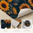 Sunflower Pattern Non-Slip Washable Kitchen Mats