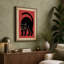 Silhouette Cat Mid-Century - Wrapped Canvas-10606412-10606452