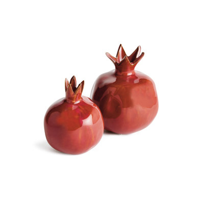 POMEGRANATE BUD VASES Set of 2