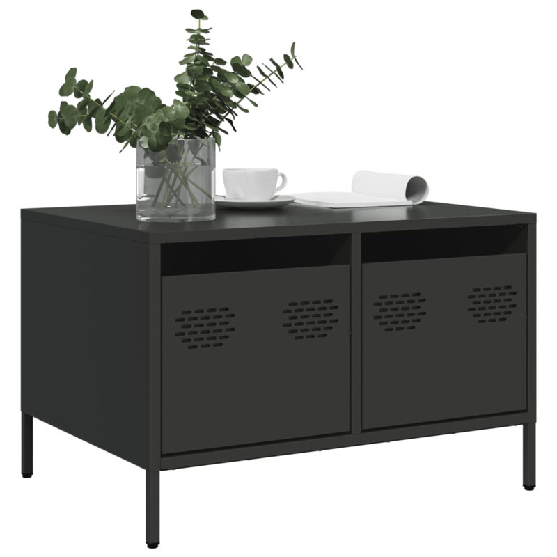 Avarni Unfinished TV Stand for TVs up to 24", Black