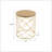 Golden Side Table [MDF TOP+ METAL FRAME]