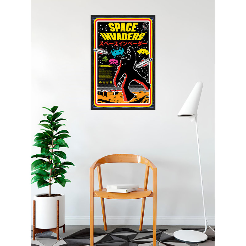 "Space Invaders - Japon" sur papier