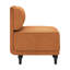 Fauteuil central Malben brun