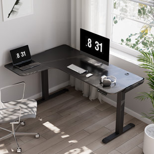 Likein 59 x 24 inch Electric Standing Desk, Height Adjustable Desk