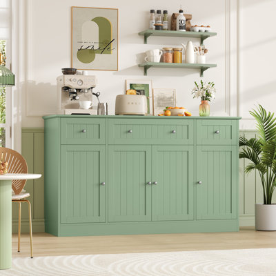Buffet moderne 55,1 "avec tablettes réglables Arnolf