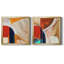 Blue Orange I Blue Orange I - ensemble de 2 cadres photo-946958469-948632050-948632053