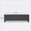 Banc de rangement en tissu Matheo-925338994