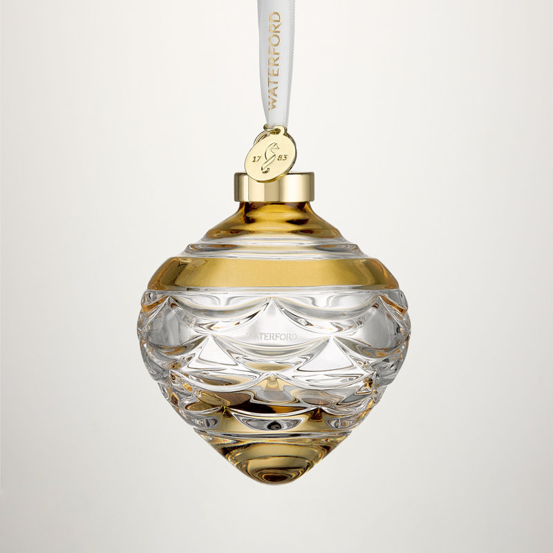 Winter Wonders Bauble Pinecone, Gold