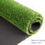 Tapis de gazon artificiel 6 pi x 20 pi avec trous de drainage, gazon synthétique PE / PP de 0,6 pouce avec envers en caoutchouc, tapis de pelouse synthétique pour terrasse